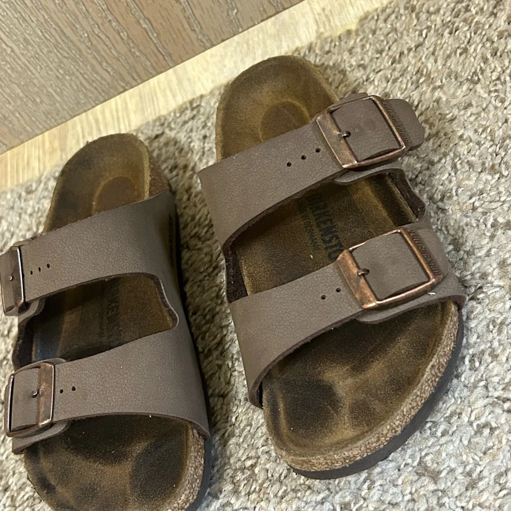 Birkenstock Arizona Sandals Mocha Unisex Child's Brown Size 30 12 Outdoor Summer